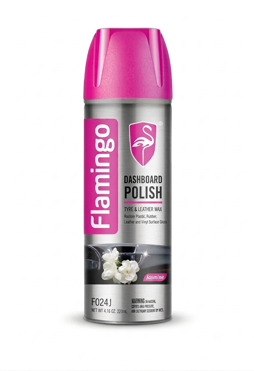 Flamingo Dashboard Polish - Tyre & Leather Wax | 220ML