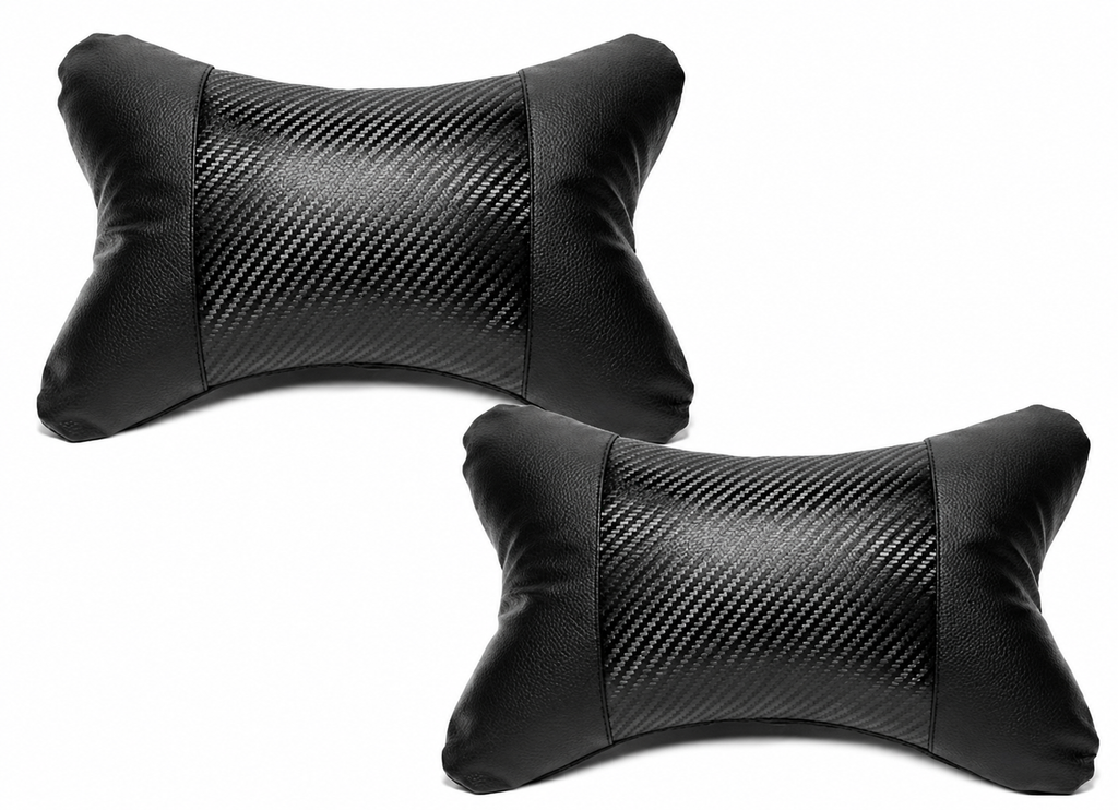 Car Neck Pillow – Ergonomic Headrest Support Cushion - 2 pcs