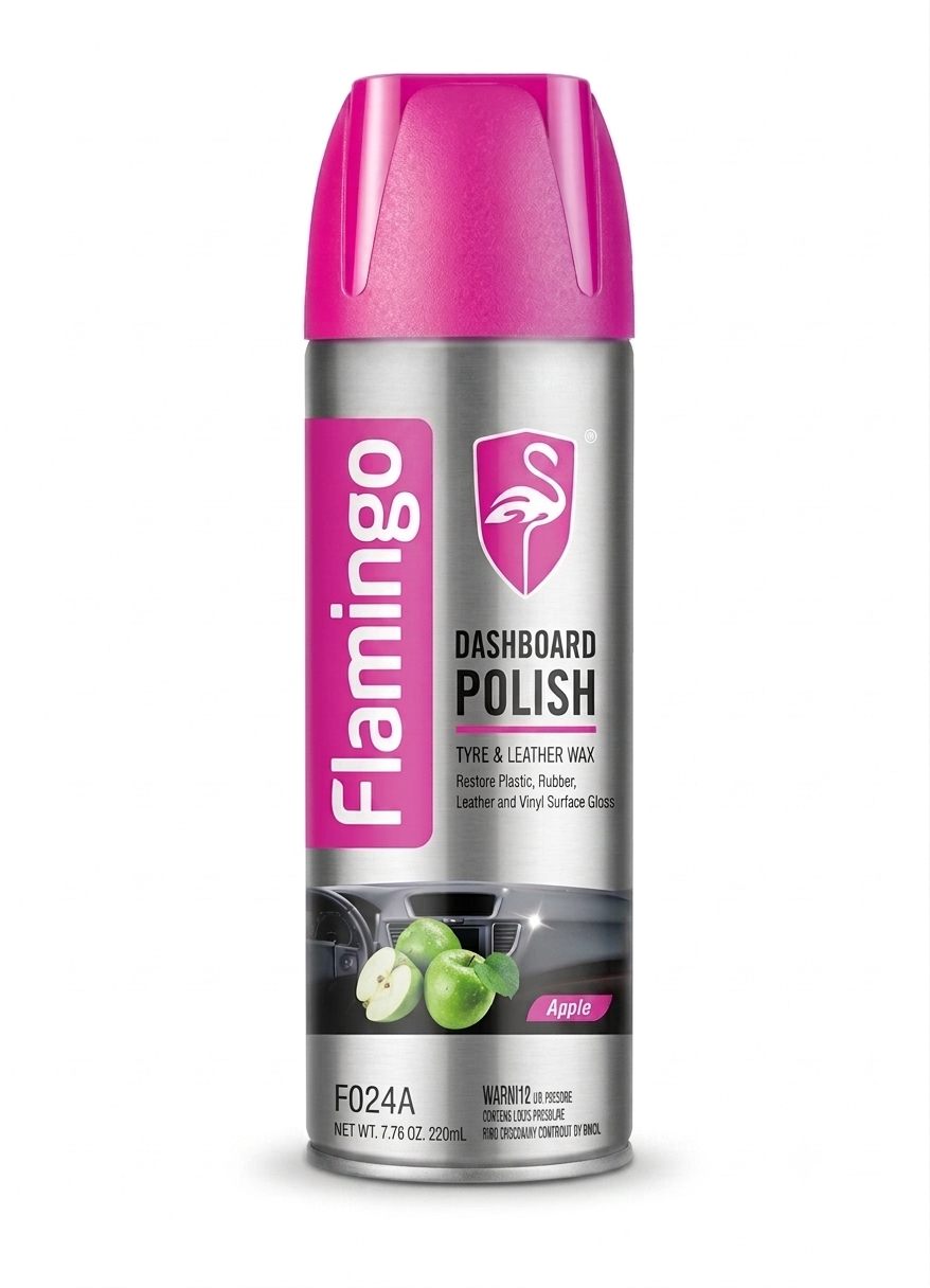Flamingo Dashboard Polish - Tyre & Leather Wax | 220ML
