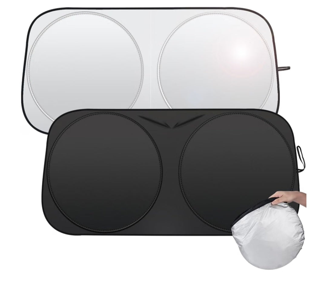 Foldable Car Windshield Sunshade – Heat & UV Protection